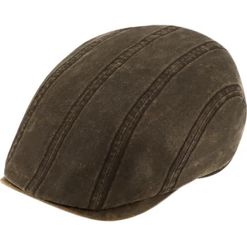 Čepice Fiebig - Headwear since 1903 Bavlněná bekovka - vintage washed cotton - vintage sepraná bavlna Velikost: 61 cm (XL)