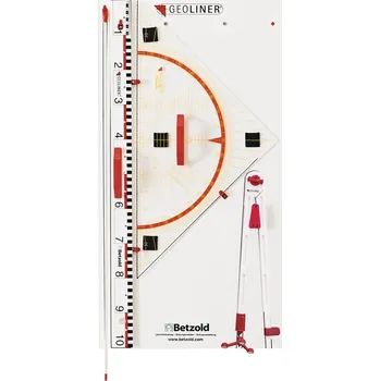Kružítko Sada tabulových rýsovacích pomůcek - magnetická, 5-dílná M