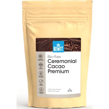Přírodní produkt BEWIT Ceremoniální kakao Premium, BIO RAW - 200 g