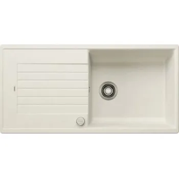 Granitový dřez Blanco ZIA XL 6 S Silgranit bílá soft oboustranné provedení s excentrem - 527216