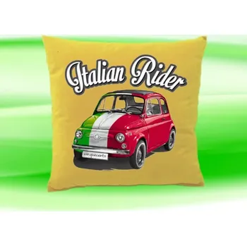 Dekorativní polštářek Polštářek FIAT 500 béžový (polštář FIAT 35x35 cm)
