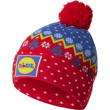 Pokrývka hlavy Dámská / Pánská pletená čepice LIDL (červená, L/XL)