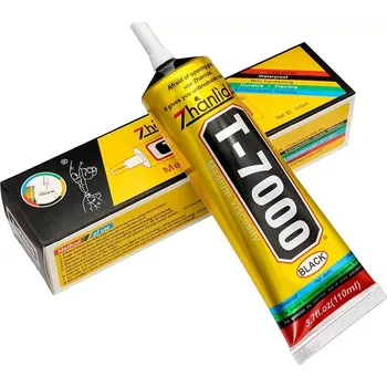 Průmyslové lepidlo Montážní lepidlo černé T7000 110ml - tekutá konzistence - vytváří pryžovou strukturu