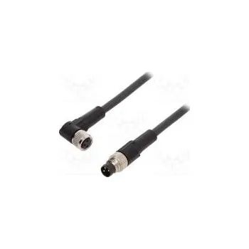 elektrický kabel Připojovací kabel M8 PIN 3 1m zástrčka 60VAC 4A -25÷80°C PUR