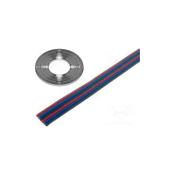 elektrický kabel Vodič plochý kabel licna Cu 6x0,22mm2 PVC 150V 50m