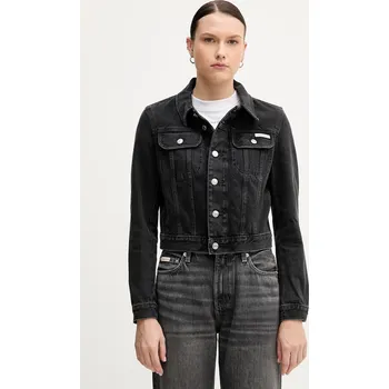 Pánské oblečení Džínová bunda Calvin Klein Jeans LV047C658G černá 99J, vel. XS