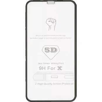 Tvrzené sklo 5D FULL GLUE Xiaomi MI 8 Lite černá - BULK