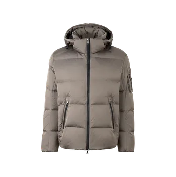 Pánská péřová bunda Jamy-D2 v šedé barvě 48
