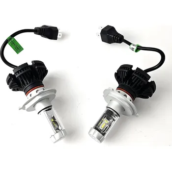 Autožárovka LED 2x H4-50W - dvě 12/24V automobilové LED žárovky s paticí H4, výkon 50W, 6000lm