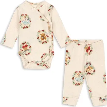 Kojenecká sada Konges Sløjd BASIC NEWBORN SET GOTS KS104216.9BYA béžová 01X, vel. 50-56