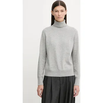 Dámský svetr Svetr Marc O'Polo dámský, šedá barva, s golfem, 5000007462 90X, vel. L