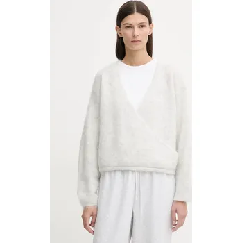 Dámský svetr Svetr s příměsí vlny American Vintage NUN18D šedá 09X, vel. XS/S