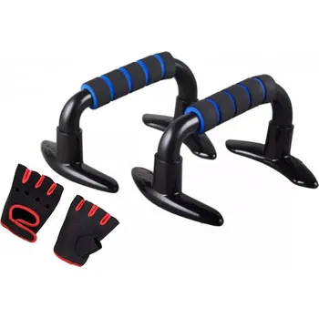 Pronett XT0744 Opěrky na kliky + rukavice