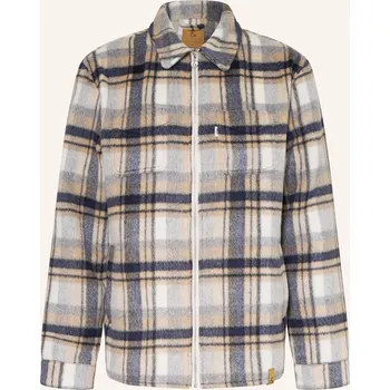 Pánská košile Colours & Sons Předsedající, světle šedá / fialová / černá