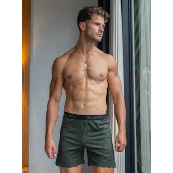 Trenýrky Pánské trenky TallGuys | Khaki Velikost: 4XL