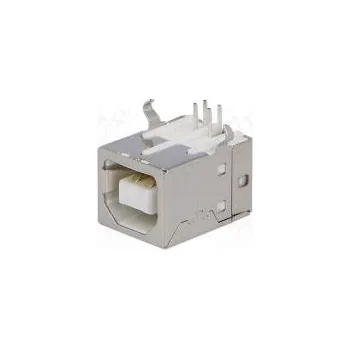 Elektrická zásuvka Zásuvka USB B THT úhlové 90°