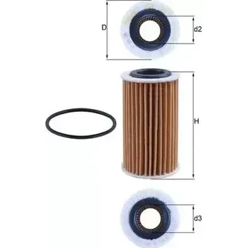 Olejový filtr MAHLE Olejový filtr MAO OX 1267D