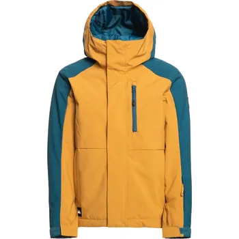 Chlapecké oblečení Dětská Zateplená bunda QUIKSILVER MISSION BLOCK YOUTH JK EQBTJ03180-CMT0 – Hnědá 152
