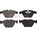 Sada brzdových destiček, kotoučová brzda METZGER AUTOTEILE 1170168