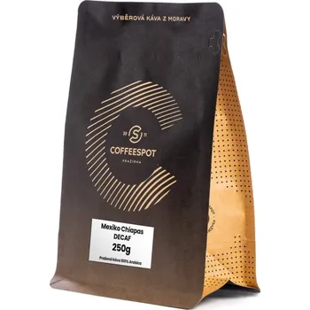 Coffeespot zrnková káva Mexiko Chiapas Decaf hmotnost: 500g