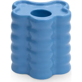 Svícen Dekorativní svícen Octaevo Flora 7,5 x 8,5 x 6,5 cm OCHFBL.22 modrá 55X