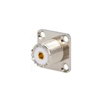 Elektrická zásuvka Zásuvka UHF (SO-239) zásuvka přímý pájení 18x18mm