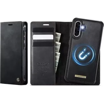 Pouzdro Book CaseMe Magnetic 2v1 iPhone 17 Pro, kompatibilní s magsafe, barva černá