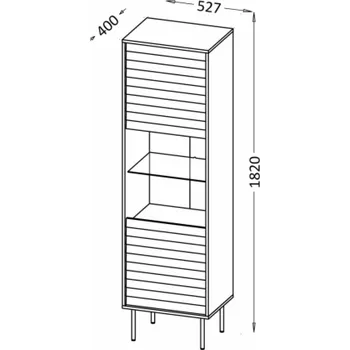 Obývací stěna Cama CORTINA 490315 skřínka do obývacího pokoje Úložná skříňka