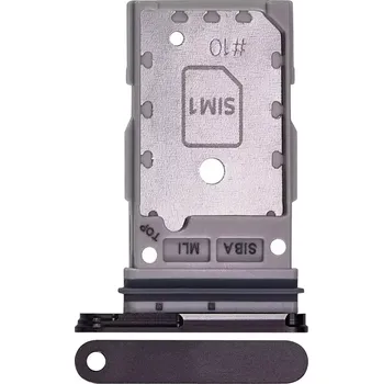 Držák (šuplík) SIM Samsung S921, S926 Galaxy S24, S24 Plus onyx black