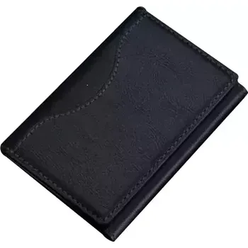 Peněženka Pouzdro MagSafe na kreditní karty s funkcí stojánku, 6 slotů na kartu, černá