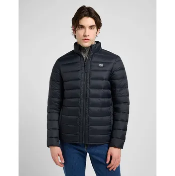 Pánská casual bunda Pánská bunda Lee Stand Collar Puffer Jacket 112370431 Black Velikost: L