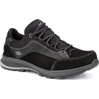 Pánská treková obuv trekové boty pánské HANWAG Banks Low Bunion LL Black/Black - 48