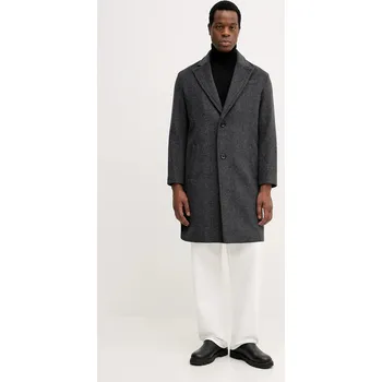 Dámský kabát Kabát s příměsí vlny Guess AUSTIN šedá barva, M5BL0J W2580 M5BL0J.W2580 90A, vel. L