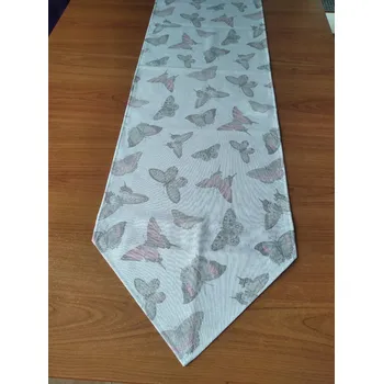 ubrus Běhoun na stůl "motýlci" do špičky