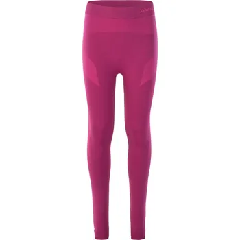 Dívčí oblečení Dětské Termo legíny HI-TEC TRIKAT BOTTOM JR M000223803 – Fialová 140/152