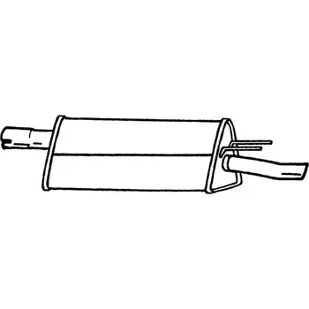 Zadní díl výfuku QWP Zadní tlumič výfuku QWP WEX146