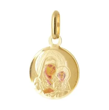 Šperk GEM-JEWEL madonka Panna Marie s Ježíškem Zlatá