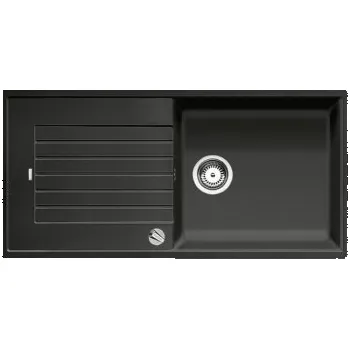 Granitový dřez Blanco ZIA XL 6 S Silgranit černá oboustranné provedení s excentrem - 526023