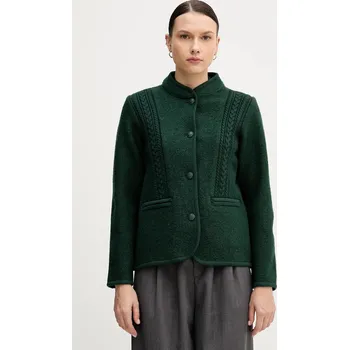 Pánská softshellová bunda Vlněná bunda Hoss Intropia 5432678 zelená 97X, vel. M