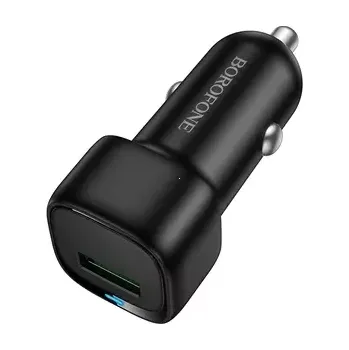 CL adaptér Borofone (BZ34) 1x USB A, 18W, QC 3.0, černá