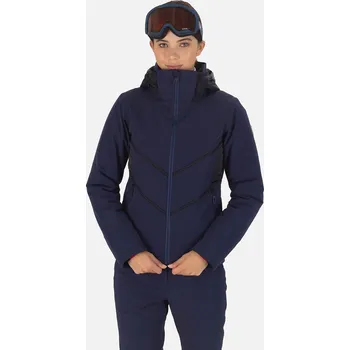 Dámská Zateplená bunda ROSSIGNOL W REACT MERINO JKT RLLWJ18_715 – Tmavě modrá XS