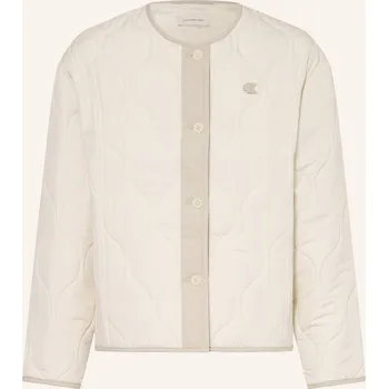 Dámské oblečení Calvin Klein Dívčí Prošívaná Bunda, režná / černošedá, 152