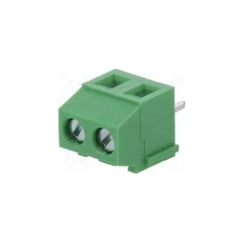 Elektrický konektor Svorkovnice do plošného spoje úhlové 90° 3,81mm póly 2 10A