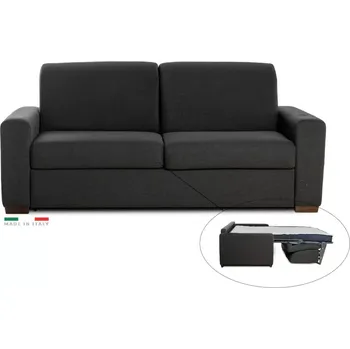 Pohovka Pohovka ONE s rozkladem na každodenní spaní, 140, tm. šedá (jazz - 22 graphite)