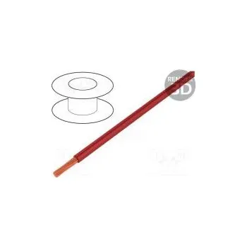 elektrický kabel Vodič Silivolt®-2V licna Cu 1x2,5mm2 silikon červená 1,5kV