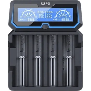Nabíječka baterií Xtar X4-X4 Charger, Power Cord, User Manual