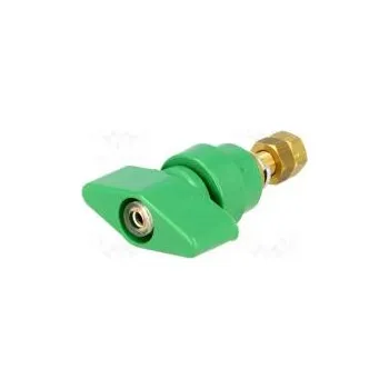 Přístrojová svorka zelená 1kVDC 100A Izolace polykarbonát