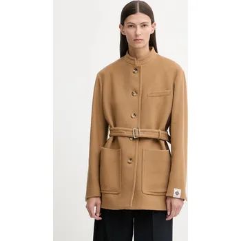 Dámský kabát Kabát s příměsí vlny Bally WOU07G béžová 80A, vel. 34