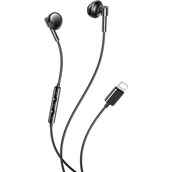 Sluchátka Hands Free XO-EP61, Lightning konektor, s mikrofonem, barva černá