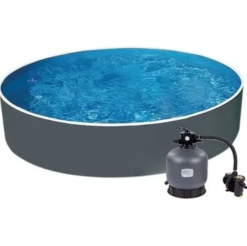 Bazén Bazén AZURO GRAPHIT 5,5 x 1,2m + písková filtrace 9m3/h